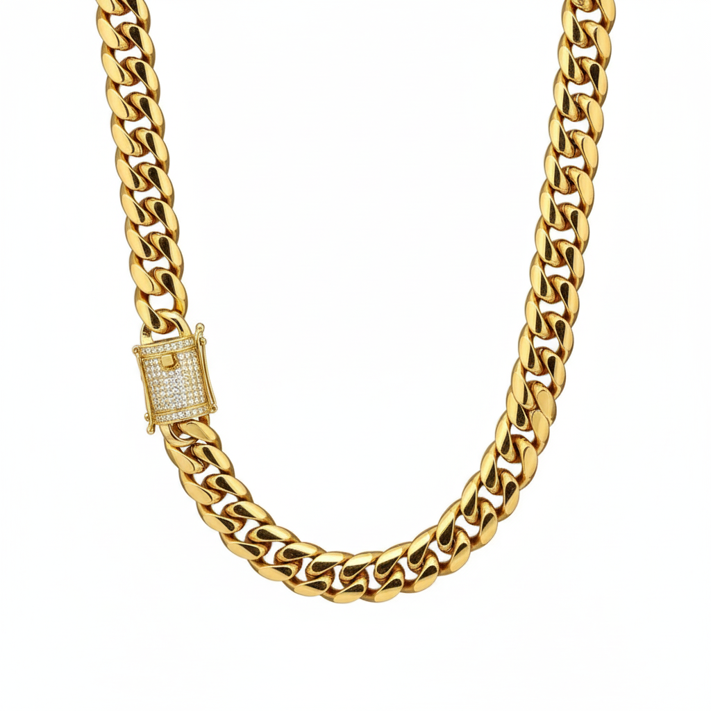 Minimal Cuban Link Necklace
