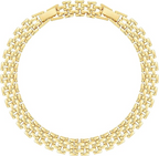 2pc 14k Chunky Link Anklets