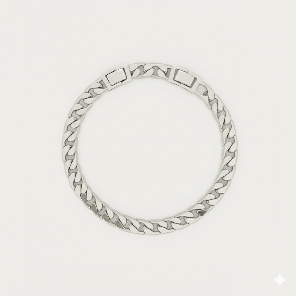 2pc Pink Heart & Cuban Anklet Set