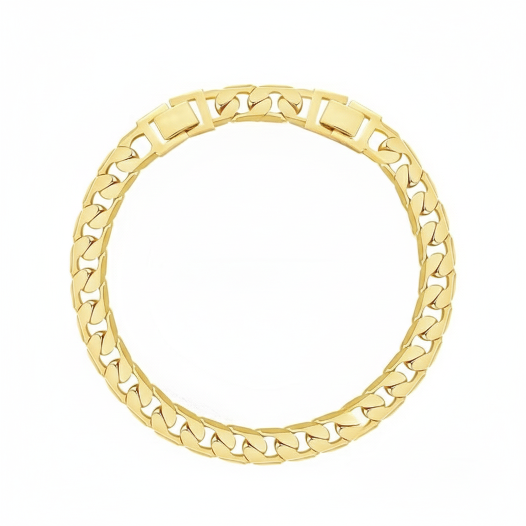 Minimal Chunky Cuban Anklet