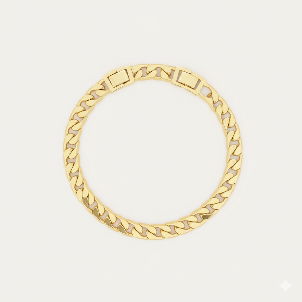 2pc Pink Heart & Cuban Anklet Set