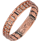 Eagle Emblem Copper Magnetic Bracelet