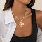 Cross Buckle Necklace
