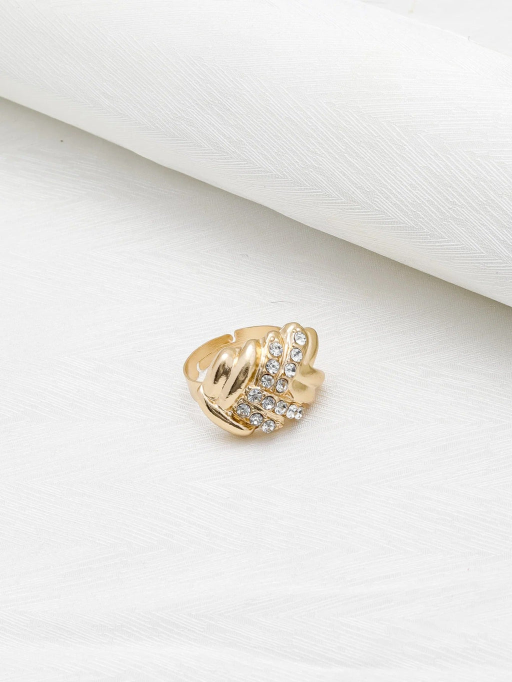 18k Luxury Thick Necklace, Bracelet, Earrings, & Ring Set