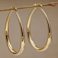 Smooth Hoop Earrings