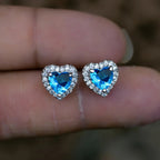 Heart Shaped Colorful Earrings
